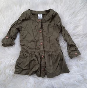⭐4/$10 Army/olive green baby top
